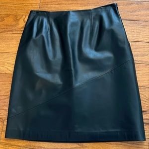 Never worn, leather skirt